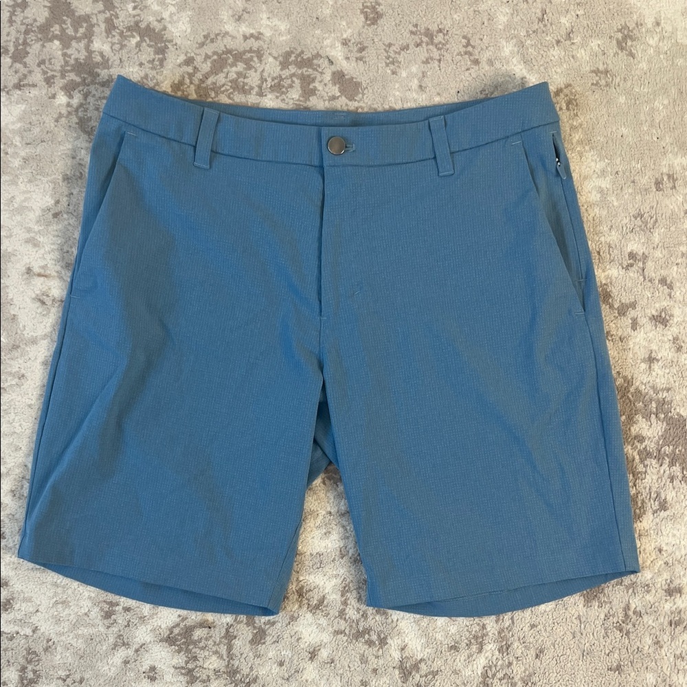 Lululemon Men's Utility Blue Classic-Fit Shorts 9” *WovenAir